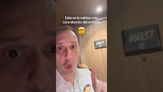 Esta es la cabina más cara abordo del crucero MSC Seaside #cruises #crucero #camarote #cabin