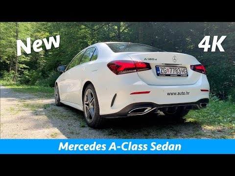 Mercedes A-Class sedan 2019 AMG Line  - quick look in 4K | Day-Night, Interior-Exterior