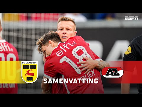 🔴 RODE KAART & KEEPERSFOUT IN LAATSTE MINUUT 👀 | Samenvatting SC Cambuur - AZ