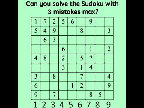 Let’s Sudoku! Make your mind sharp!
