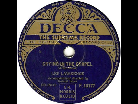 Lee Lawrence - Crying In The Chapel