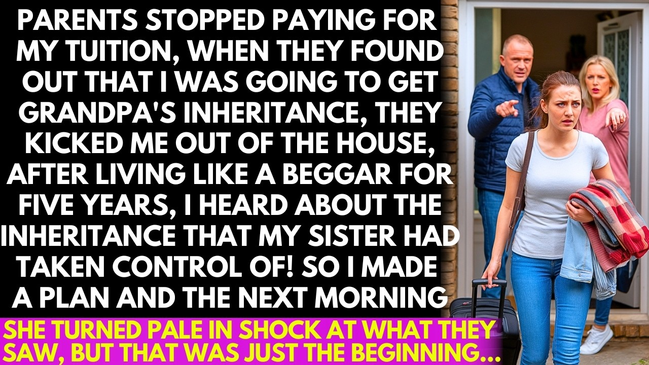 My parents stopped my tuition and kicked me out when they learned I'd inherit Grandpa's money...