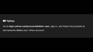 Clickpath to Delete  yahoo; Still on Yahoo? Here’s How to Vanish Completely