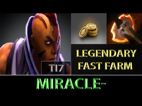 Miracle- [Anti-Mage] Fast Farm ► Legendary AM ► Dota 2 TI7