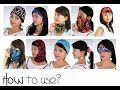 Easy To Wear Your Multifunctional Bandana / MULTIFUNCTIONAL HEADWEAR / HOW TO USE SCARF