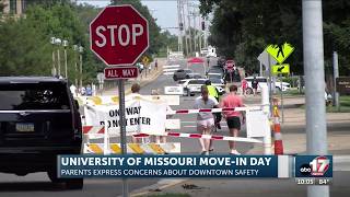 Mizzou parents express safety concerns about Columbia during move-in