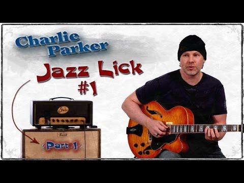 Charlie Parker Guitar Lesson - Jazz Lick and BreakDown - Chromatic and Arpeggio - David Clayton