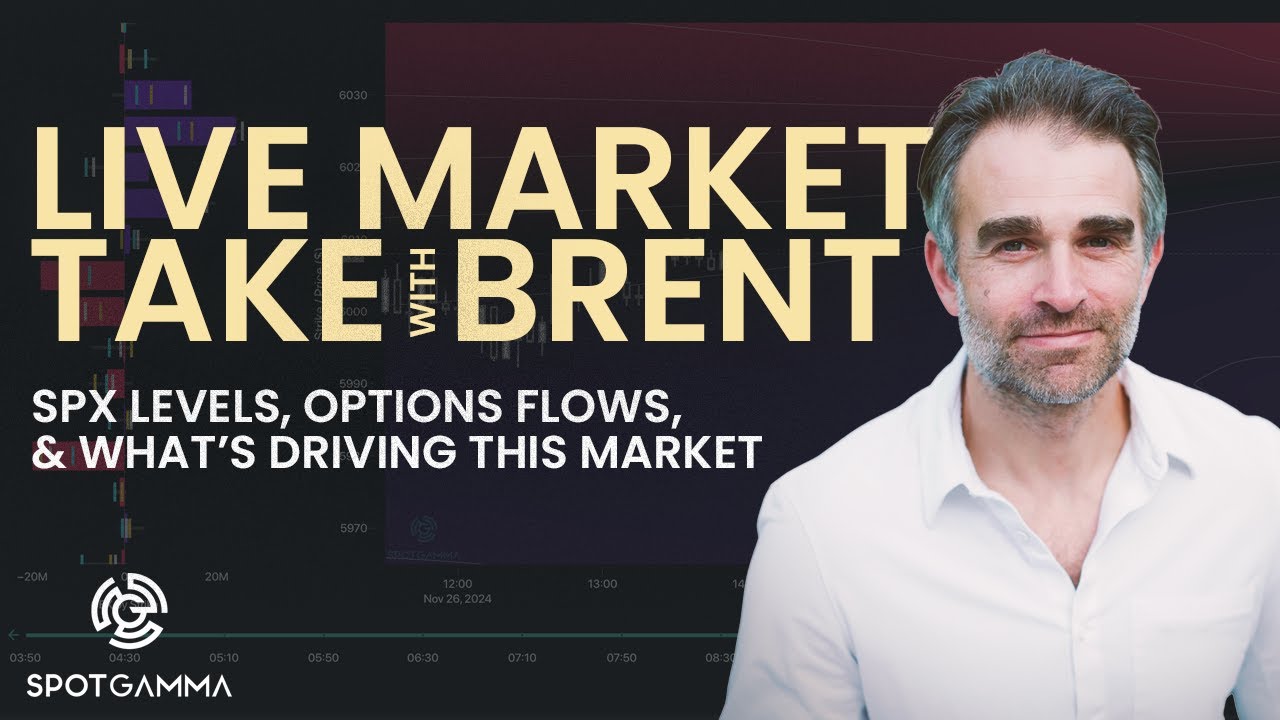 LIVE Market Take with Brent | SPX Levels, Options Flows & What’s Driving This Market