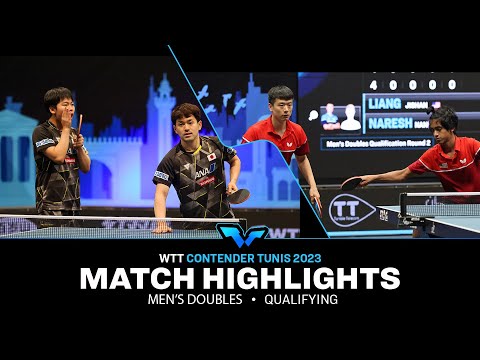 Oikawa/ Matsushima vs Liang/ Naresh | MD Qual | WTT Contender Tunis 2023