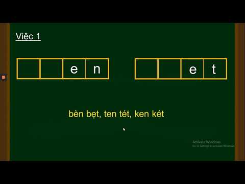 TIẾNG VIỆT 1 - VẦN EN, ET - GV NGÔ QUỲNH NGA - TH PHÚ XÁ