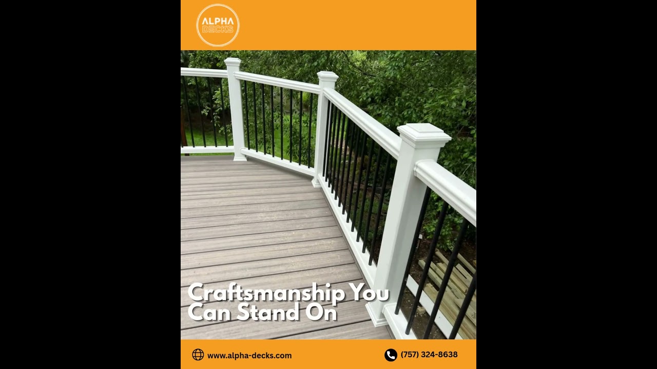 Virginia Beach offers amazing, custom composite decks. #wooddeck #deckconstruction #customdecks