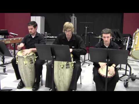 WSU Percussion Ensemble - Hands Up (April 2, 2013)