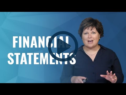 Financial Statements - Introduction to Financial Statements Video