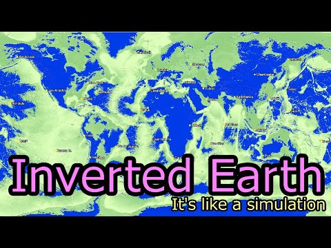 [4k]Inverted Earth - It's like a simulation