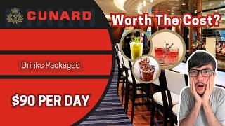What's REALLY Included in Cunard's Drinks Packages?