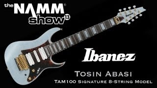 Video thumbnail for NAMM 2013: Ibanez TAM100 - Tosin Abasi Signature 8-String Model by Guitar Messenger