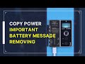 Important Battery Message Removing #Shorts