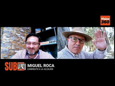 Miguel Roca, candidato a la Alcaldía de La Paz por ASLP