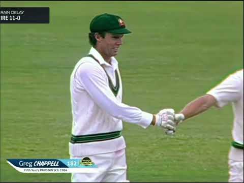 Greg Chappell's Final Test Innings SCG 1984