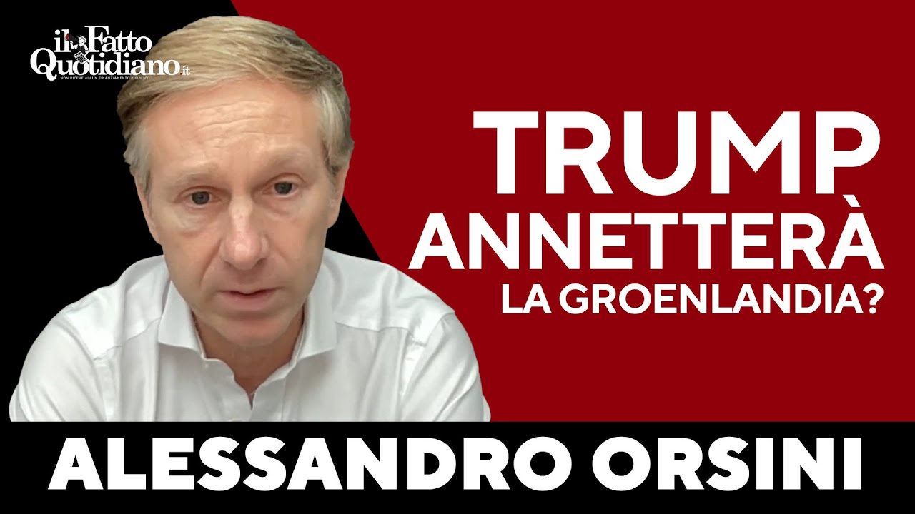 Trump vuole annettere la Groenlandia? Ecco la risposta di Orsini