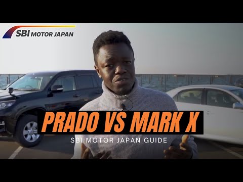 Toyota PRADO vs Toyota MARK X  Review I  SBI Motor Japan