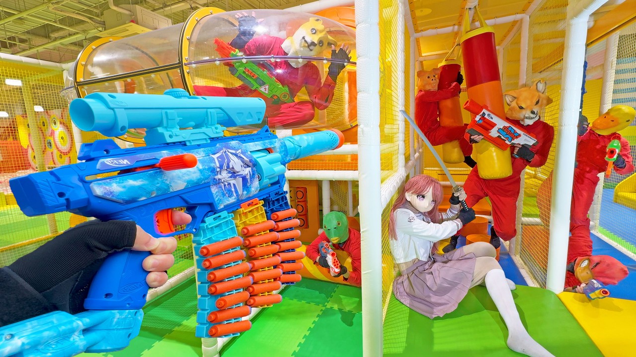 Nerf War | Amusement Park Battle Collection 20 (Nerf First Person Shooter)