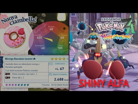 Come utilizzare le Ciambelle per trovare Alfa Shiny nel DLC Megadimensione di Leggende Pokemon ZA