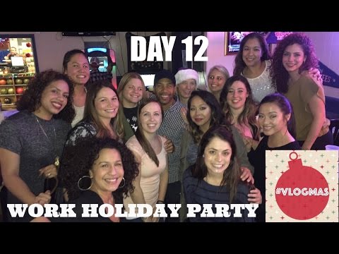Annual Work Holiday Party #VLOGMAS 2015 Day 12 | #TeamYniguezVlogs wk 155 | MommyTipsByCole Video