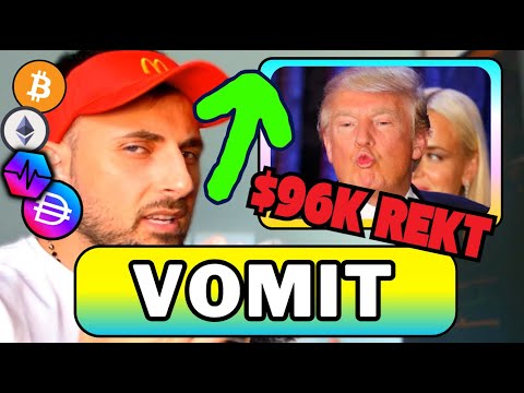 🤮 BREAKING: Bitcoin Dumps DOWN to $96K -- Is It Over?