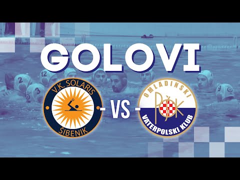 Golovi s utakmice - VK Solaris vs OVK POŠK (PH 1. kolo)