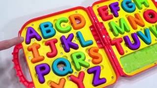 Best Learning Compilation Video for Kids & Babies! Cute Toddler Helps Teach ABCs, Colors, & Animals!