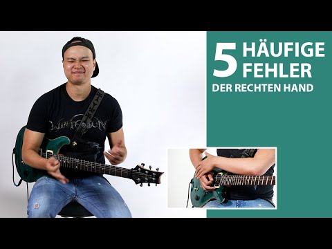 Gitarre lernen - Tipps zur Handhaltung der rechten Hand