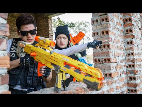 Nerf Guns War: Police Men Of SEAL TEAM Fight Eliminates Dangerous Criminal Group