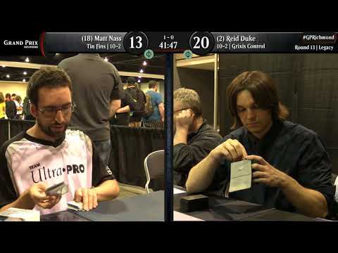 Magic the Gathering GP Richmond 2018 Round 13 Legacy