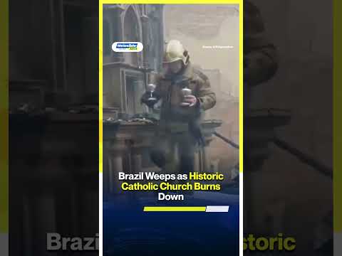 Historic 112-Year-Old Church Destroyed in Massive Fire in Brazil Flores da Cunha Tragedy