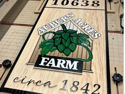 Onefinity CNC sign process step by step tutorial