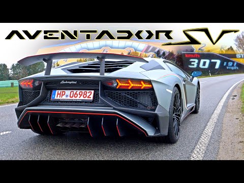 Lamborghini Aventador SV 750HP | 1 of 600 | INSANE V12 SOUND & Autobahn ONBOARD