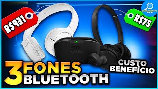 Top 3 FONES BLUETOOTH SEM FIO para COMPRAR em 2025 | Melhores Modelos até R$300,00