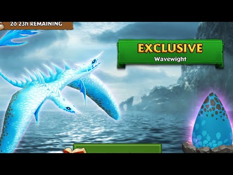 WAVEWIGHT Max Level 150 Titan Mode - Exclusive Seashocker - Dragons:Rise of Berk