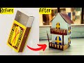 How To Make Mini House With Match Box Diy Mini House With Match Box Making House With Match Box