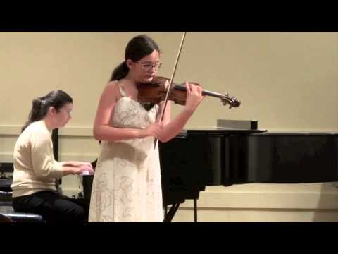 eMuse Competition Video.Julia Jones, violin, 10 years old, USA