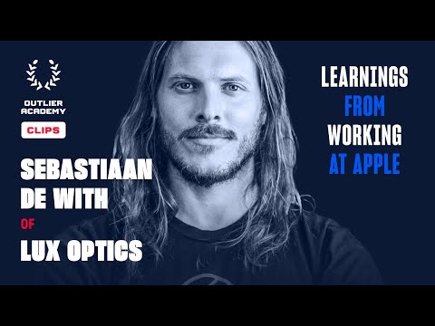 Sebastiaan de With – Learnings from Working at Apple
