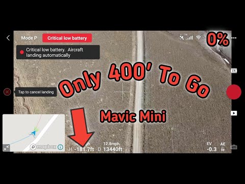 Pushing The Mavic Mini Too Far And Too High