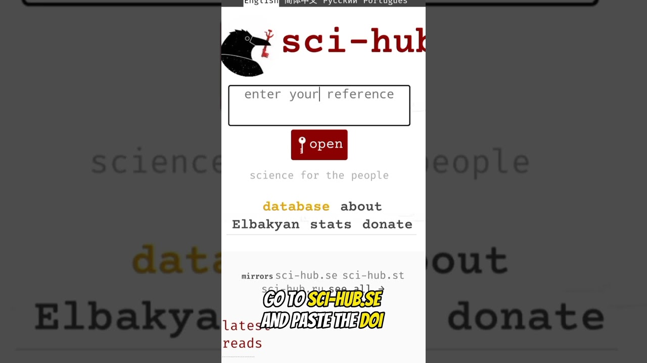 HOW TO DOWNLOAD RESEARCH PAPER FOR FREE USING SCI-HUB😎#shorts #scihub #tipsandtricks #educational