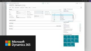 How to set up a vendor in Dynamics 365 Business Central