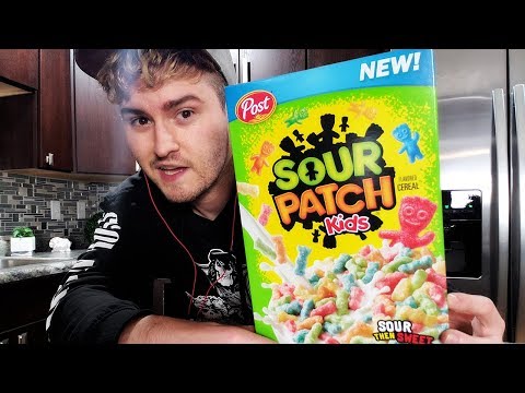 Sour Patch Kids CEREAL?! - Taste Test