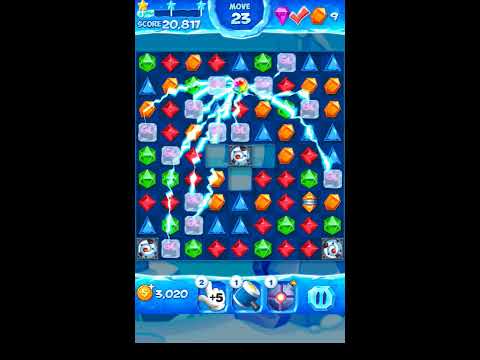 Jewel Pop Mania:Match 3 Puzzle Level 151 ( Ice Cream Town Episode ) - Walkthrough ( No Booster )