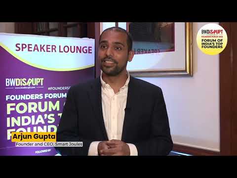 Arjun P Gupta, Smart Joules | BW Disrupt 40 Under 40 Winner
