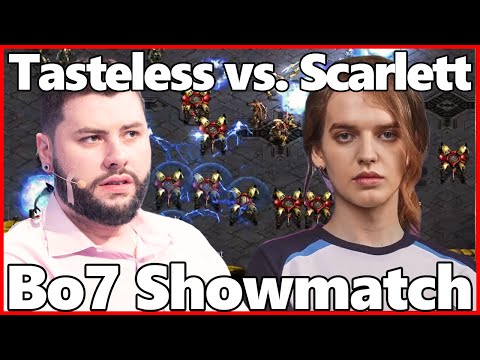 Tasteless Showmatch Series #2: Tasteless vs Scarlett (PvP) | Audio starts at 6:00