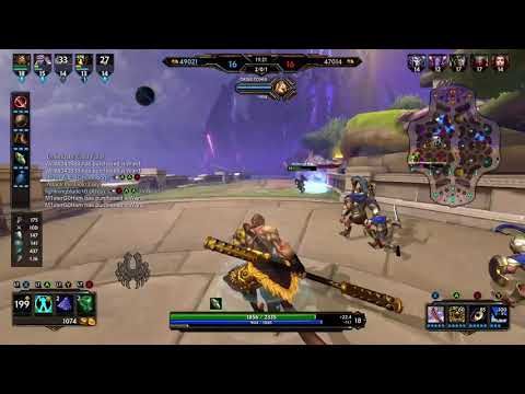 SMITE!! Wukong Team fight